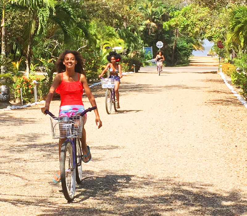 Placencia Belize resort amenities bikes